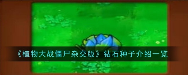 《植物大战僵尸杂交版》钻石种子介绍一览