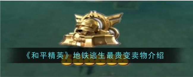 《和平精英》地铁逃生最贵变卖物介绍