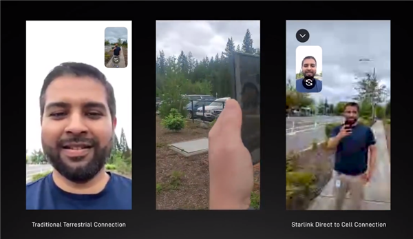 SpaceX借助星链网络完成首次卫星视频通话，手机直连卫星服务即将上线