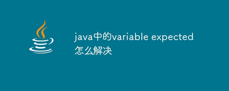 java中的variable expected怎么解决