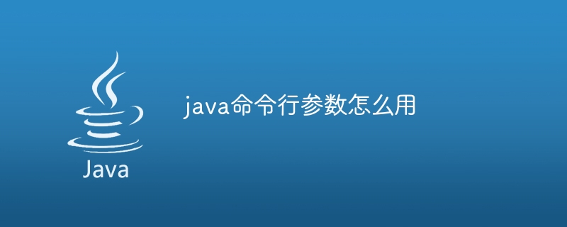 java命令行参数怎么用