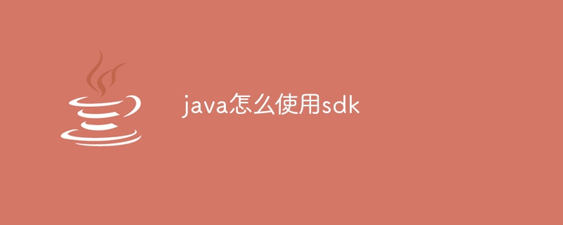 java怎么使用sdk