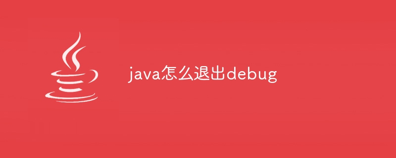 java怎么退出debug