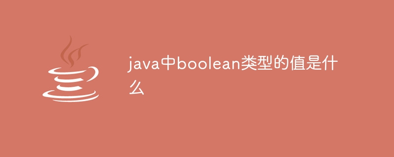 java中boolean类型的值是什么