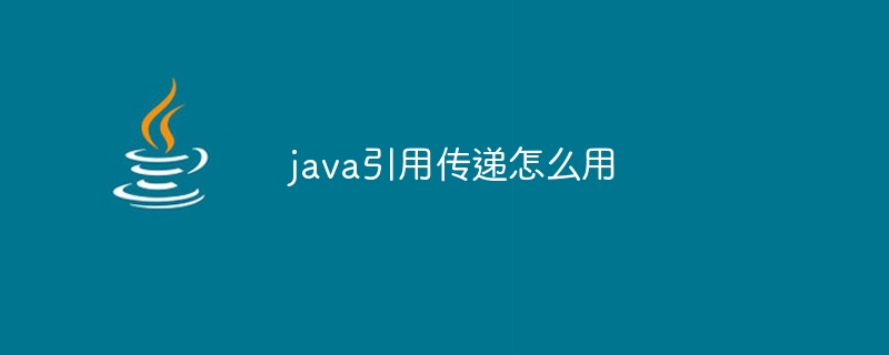 java引用传递怎么用