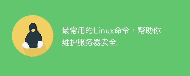 最常用的Linux命令，帮助你维护服务器安全