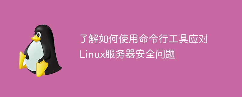 了解如何使用命令行工具应对linux服务器安全问题