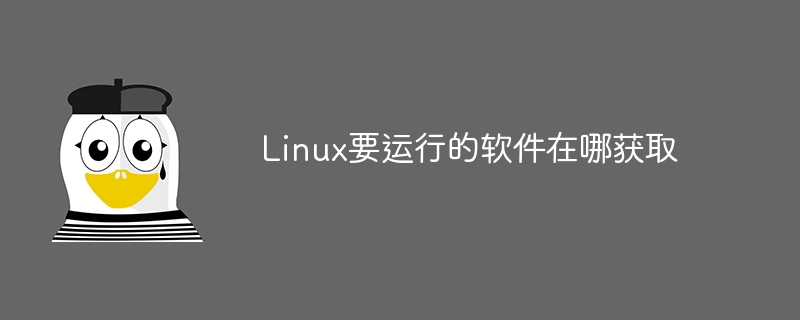 Linux要运行的软件在哪获取