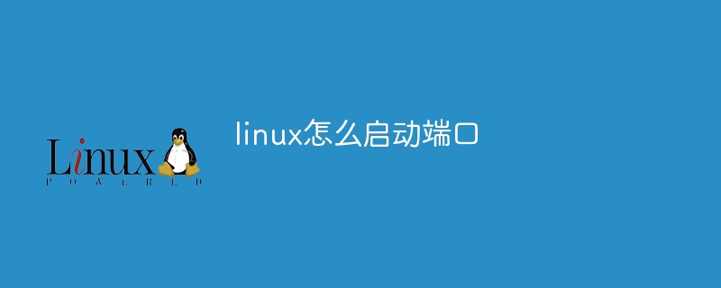 linux怎么启动端口