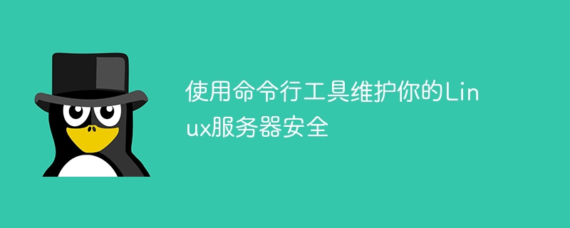 使用命令行工具维护你的linux服务器安全