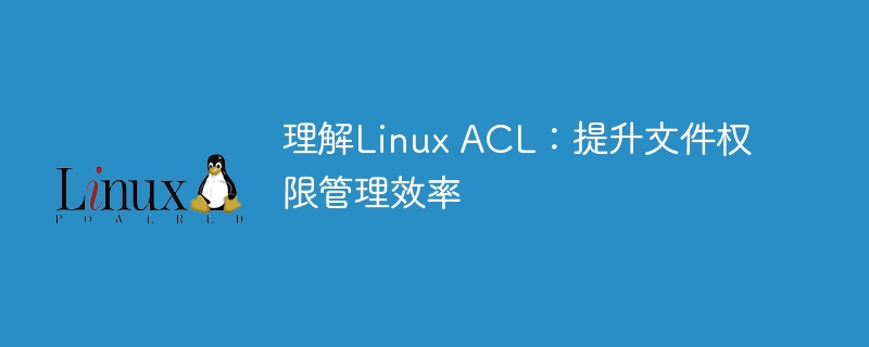 理解linux acl：提升文件权限管理效率