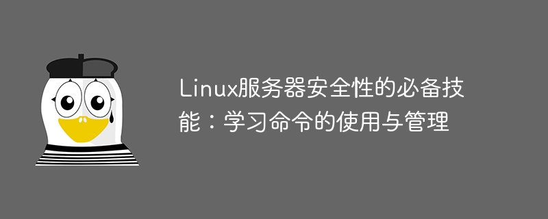 Linux服务器安全性的必备技能：学习命令的使用与管理