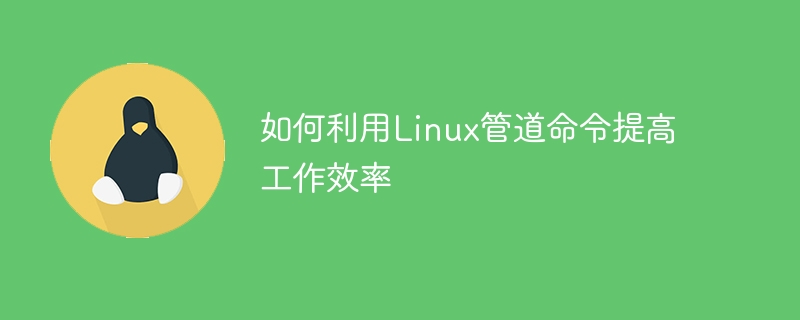 如何利用linux管道命令提高工作效率