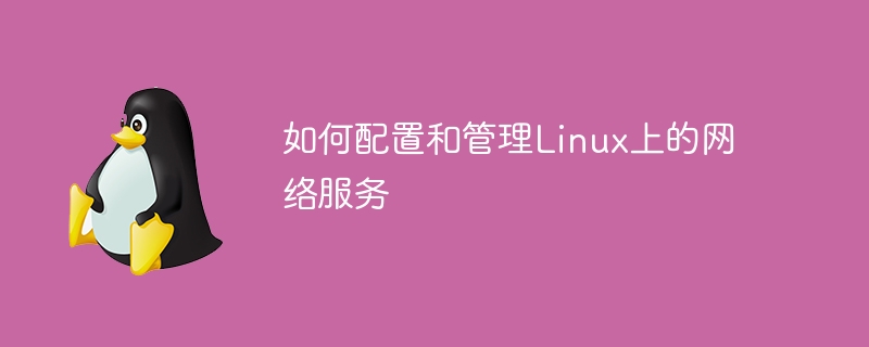 如何配置和管理linux上的网络服务