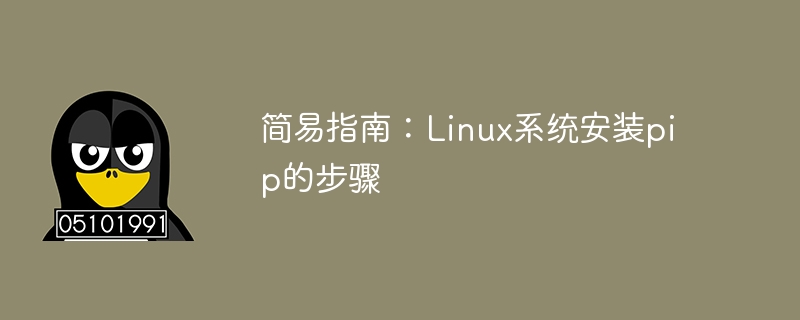 简易指南：linux系统安装pip的步骤