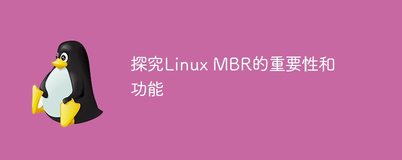 深入探讨Linux MBR的关键功能和重要性