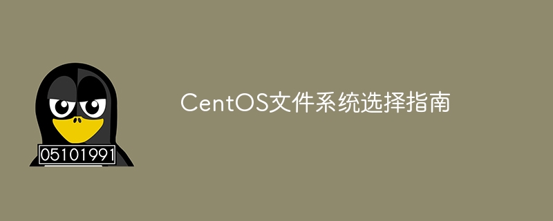 CentOS文件系统选择指南