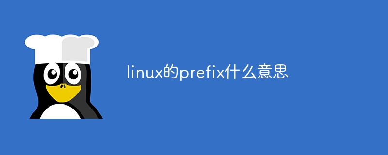 linux中的prefix什么意思