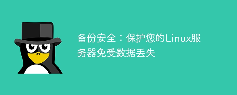 备份安全：保护您的Linux服务器免受数据丢失