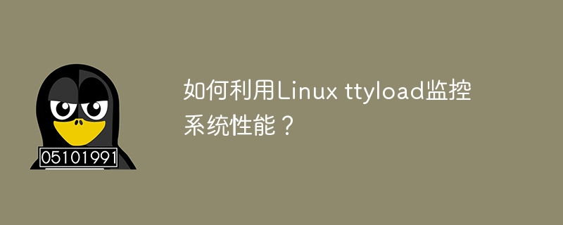 如何利用linux ttyload监控系统性能？