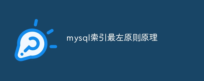 MySQL索引左前缀匹配规则