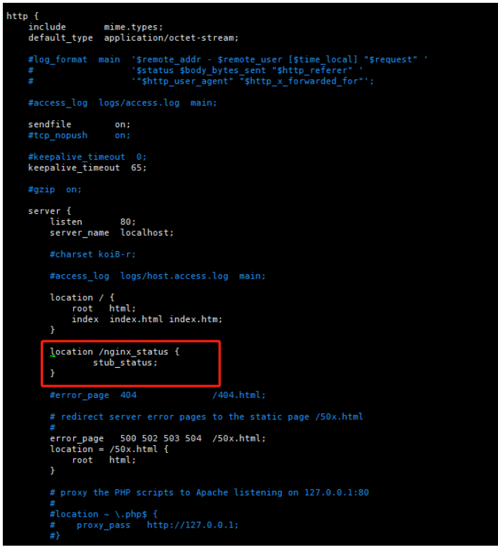 nginx如何添加http_stub_status_module模块