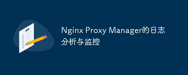 nginx proxy manager的日志分析与监控