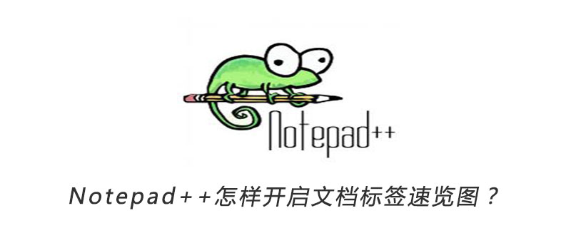 Notepad++怎样开启文档标签速览图？