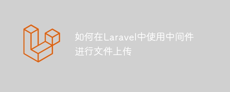 如何在laravel中使用中间件进行文件上传