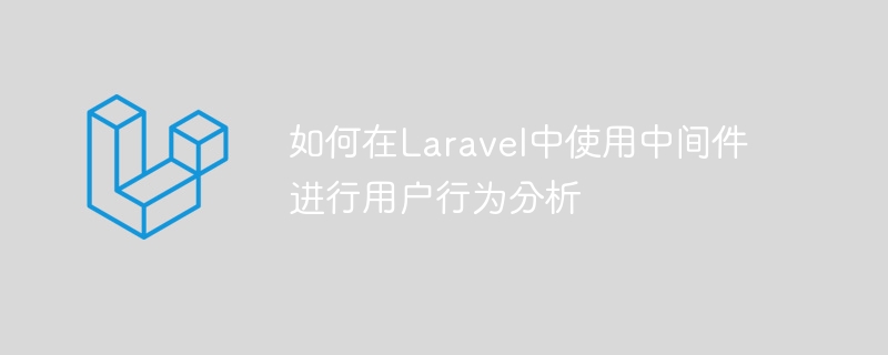 如何在laravel中使用中间件进行用户行为分析