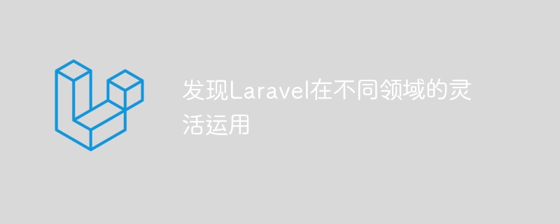 发现laravel在不同领域的灵活运用