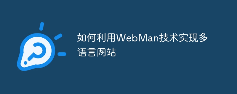 如何利用webman技术实现多语言网站