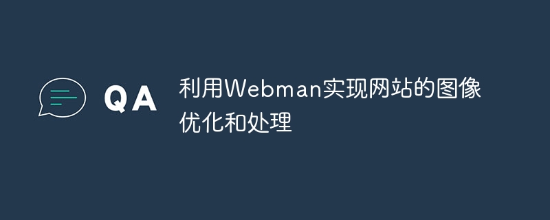 利用webman实现网站的图像优化和处理