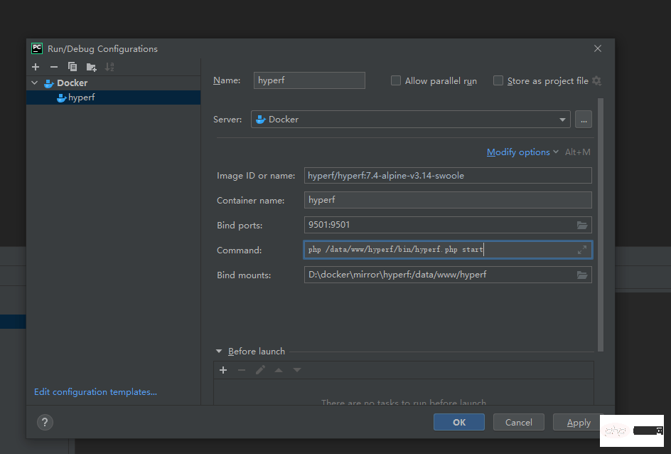 win10 配合 phpstorm 使用 docker 开发