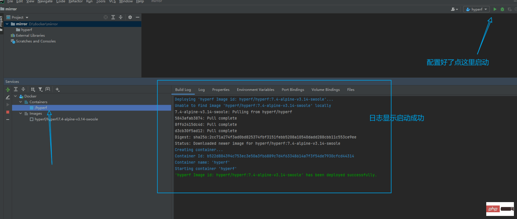 win10 配合 phpstorm 使用 docker 开发