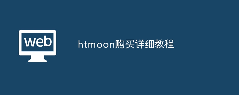 htmoon购买详细教程