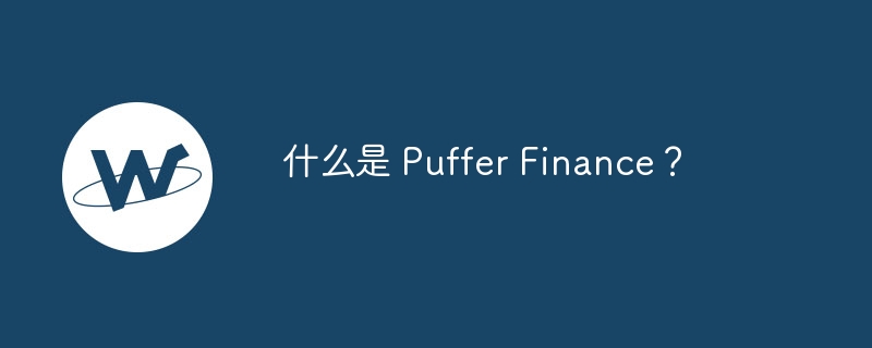 什么是 puffer finance？