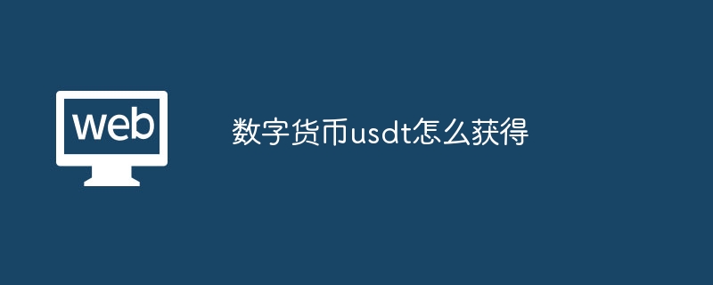 数字货币usdt怎么获得