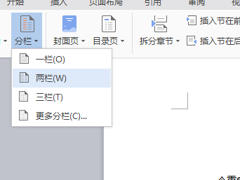 word分成左右两栏怎么操作
