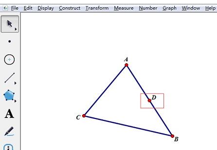 几何画板构造三角形中线的详细步骤