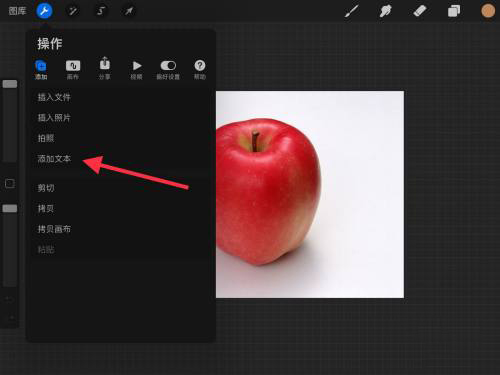 procreate怎么添加文本 procreate添加文本的方法