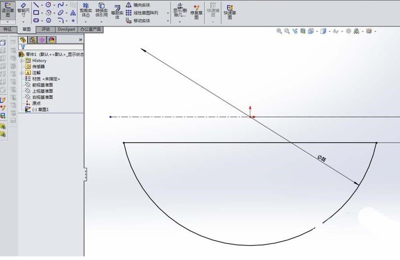 Solidworks创建半圆键零件模型的详细步骤
