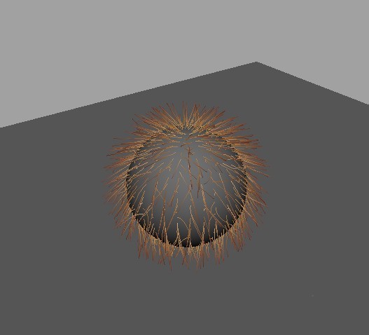 maya做出白色毛毛球的详细流程