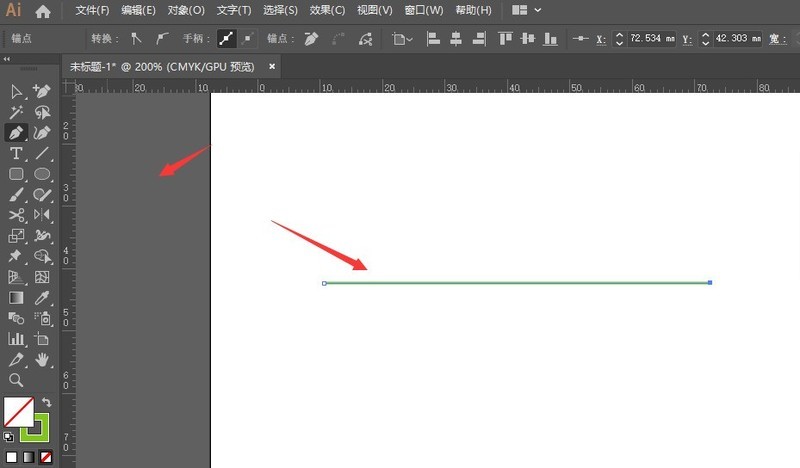 AI2019直线怎么转曲线__AI直线变波浪线的技巧