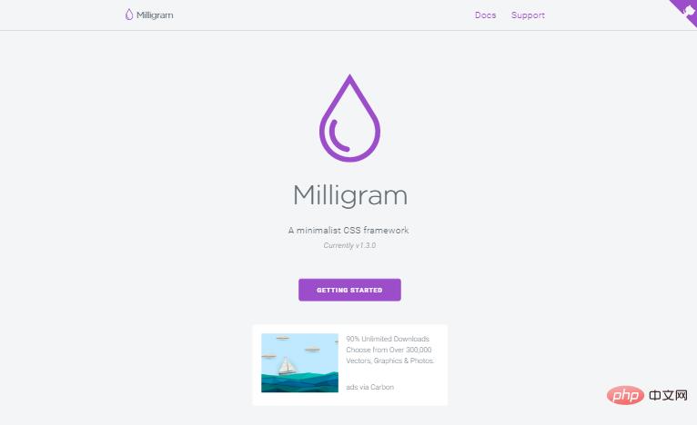 milligram css