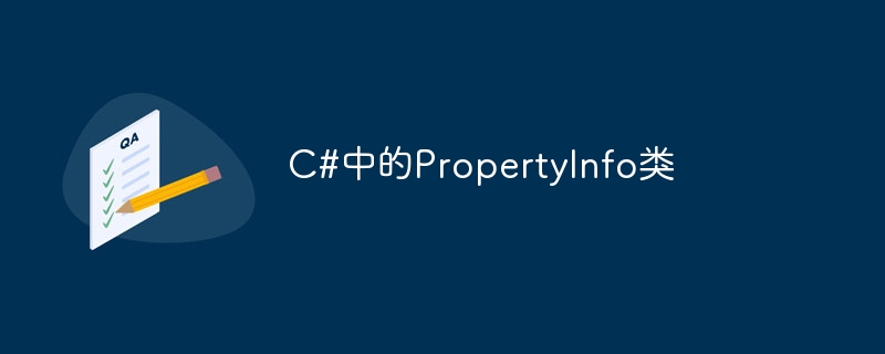 C#中的PropertyInfo类