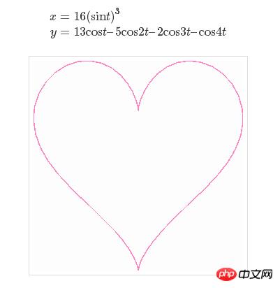 html5 canvas绘制爱心的方法示例