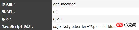 html5 border属性怎么设置？html5 table中的border属性介绍