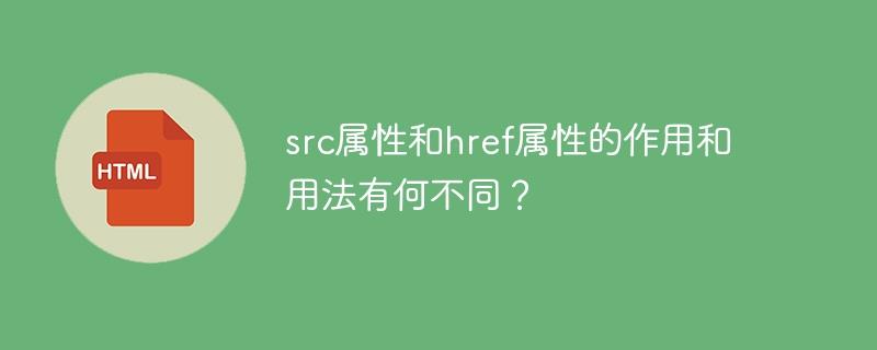 src属性和href属性在功能和用法上的区别有哪些？