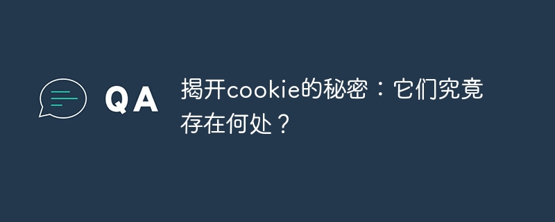 揭开cookie的秘密：它们究竟存在何处？